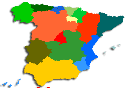 Mapa de restaurantes en Espaa